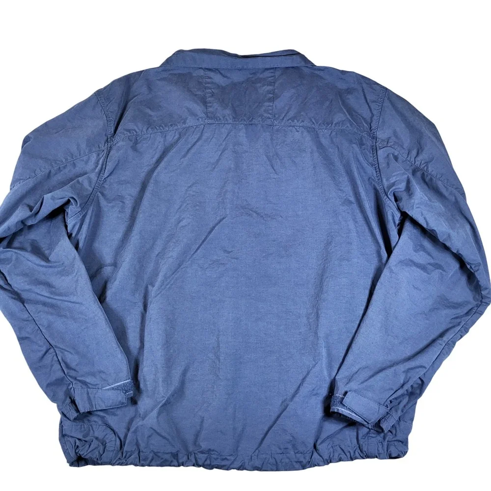 Columbia Mens Jacket Full Zip Up Lightweight Blue‎ Omni-Shield Size XL